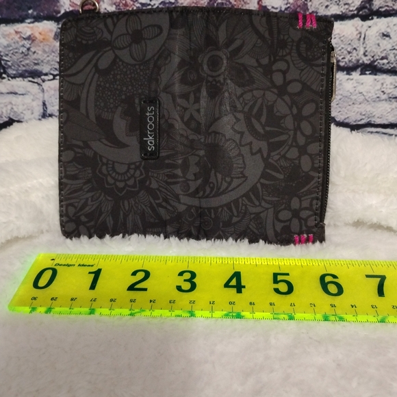 2 pc. Sakroots Metro Tote Bag & Encino Wallet ~Spirit Desert~ BlackTonal EUC - Picture 13 of 14